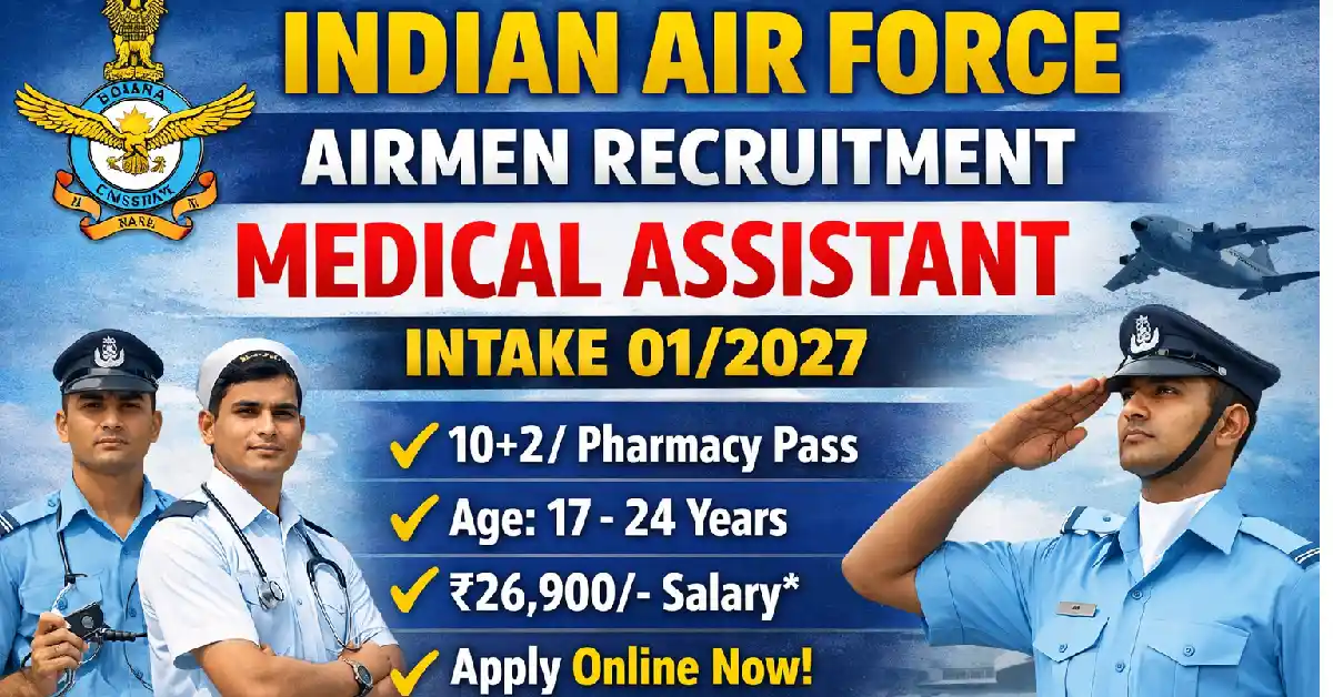 Indian Air Force Airmen Recruitment 2026